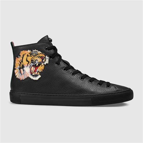 gucci tiger shoes sneaker|Gucci tiger sneakers high.